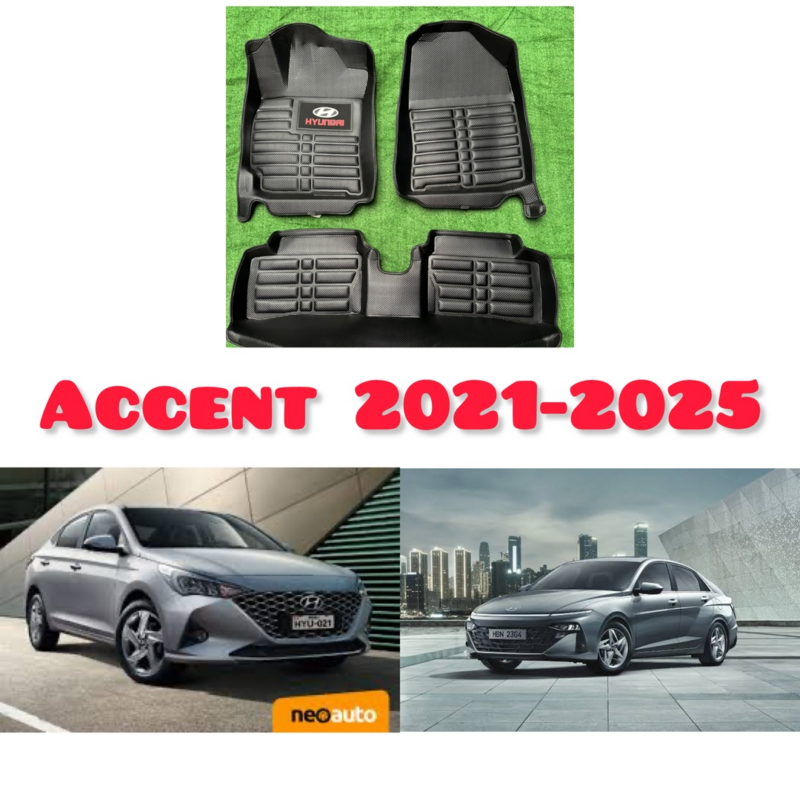PISO 5D HYUNDAI ACCENT 2021-2024 PVC